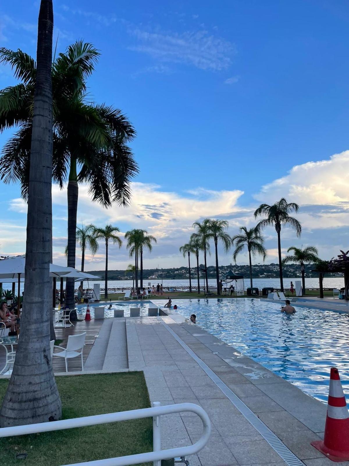 Estiloso Flat Brisas Do Lago Com Terraco Brasília Exteriér fotografie